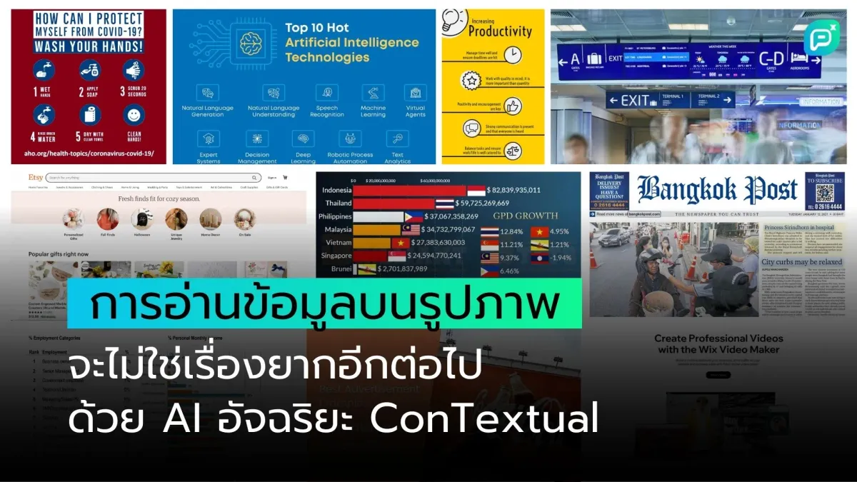 การอ่านข้อมูลบนรูปภาพจะไม่ใช่เรื่องยากอีกต่อไป ด้วย AI อัจริยะ ConTextual