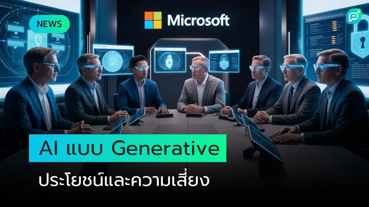 AI แบบ Generative: ประโยชน์และความเสี่ยง