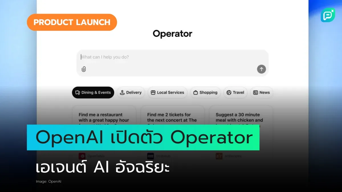 OpenAI เปิดตัว Operator: เอเจนต์ AI ทำงานอัตโนมัติอย่างอิสระ